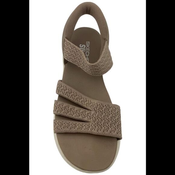 Skechers Women's Slip-ins Washable Knit Ultra Flex 3.0 Sandals Mocha - Medium - Picture 2 of 3